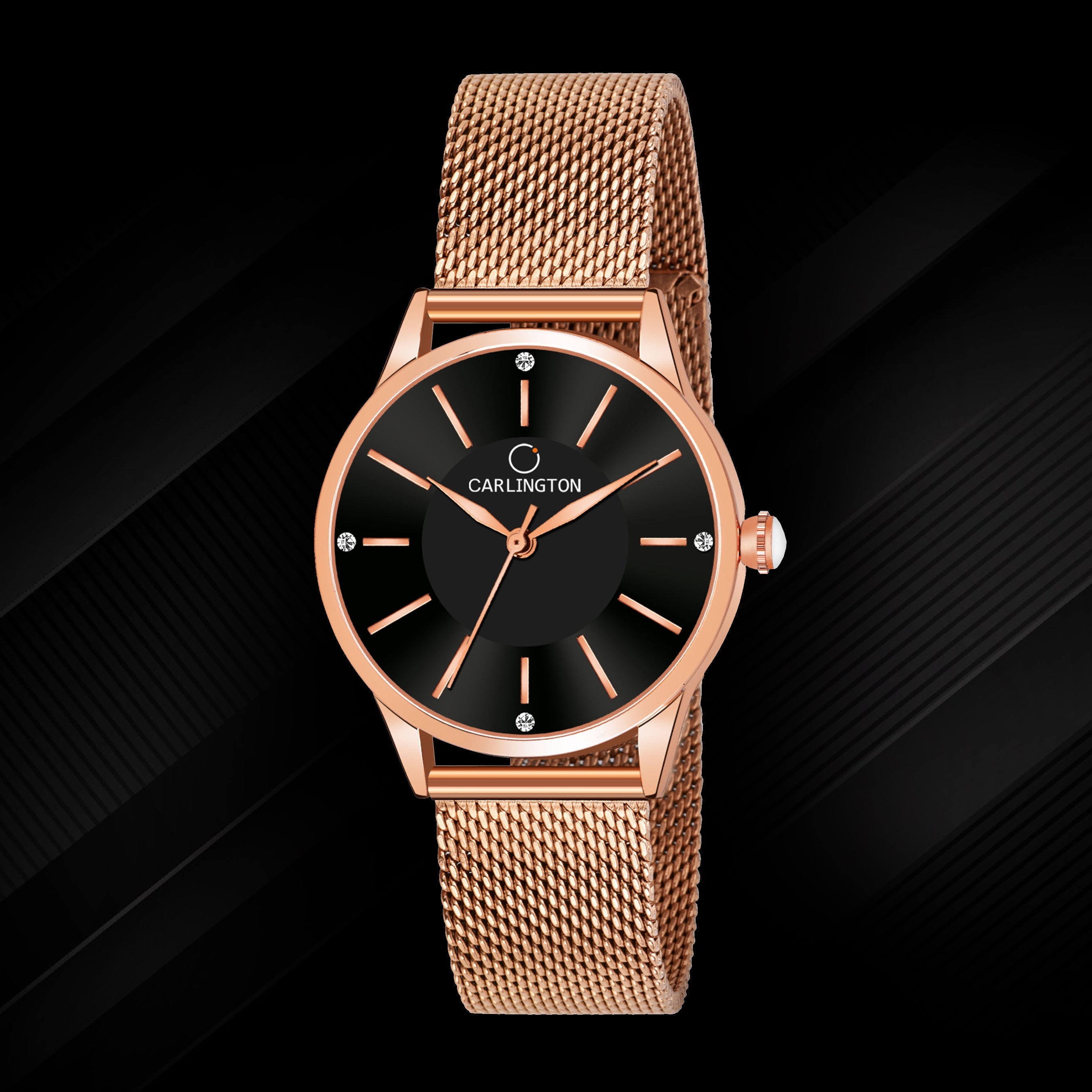 carlington-analog-watch-2004-RoseBlack