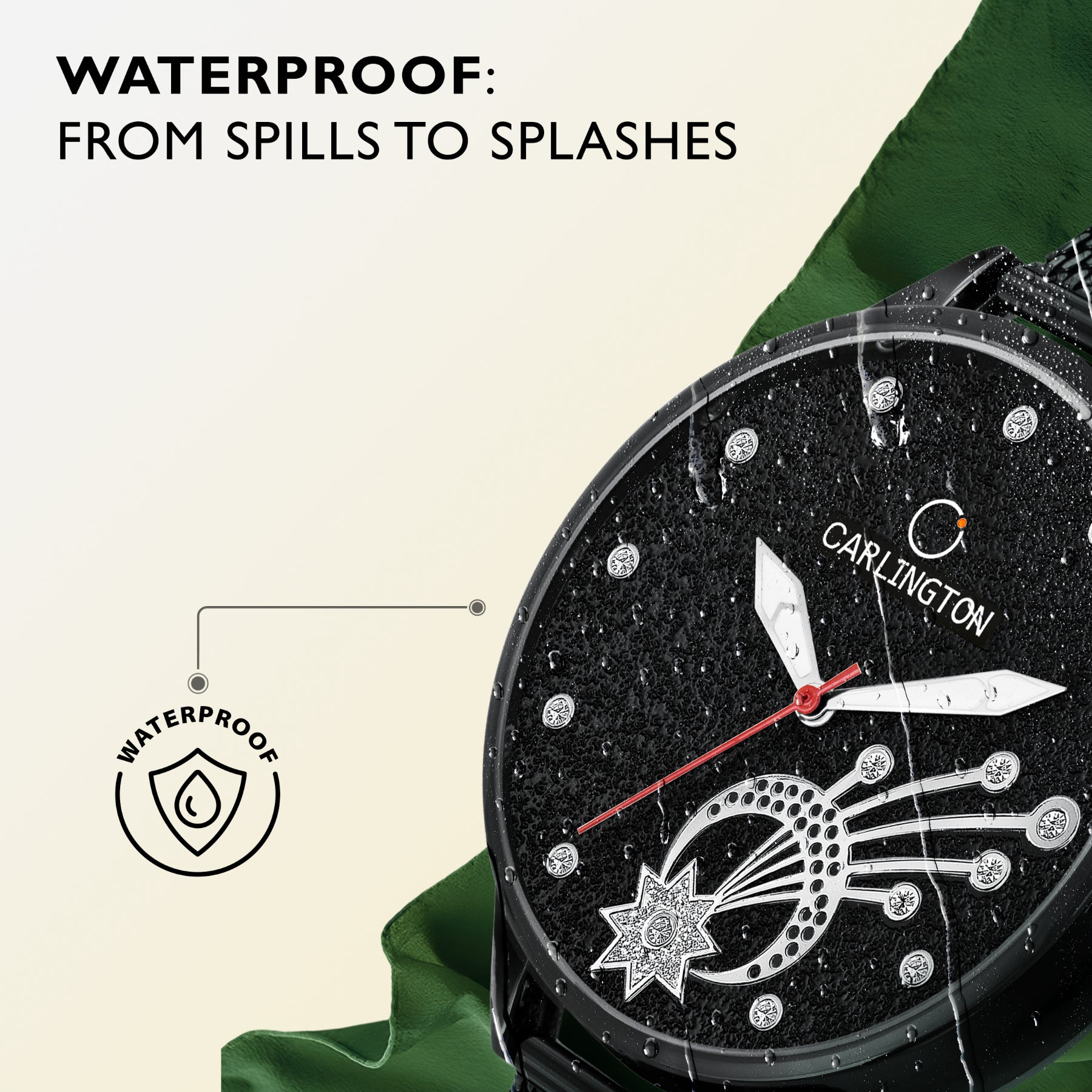Carlington Elite Ladies Self Adjustable Mesh Strap Water Resistant Analog Watch - For Women CT2020