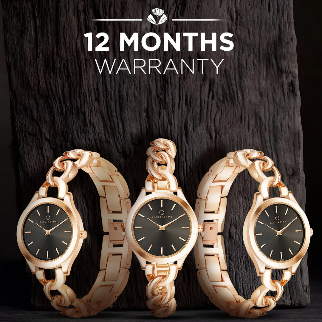 Iconic 2036 Black Analog Womens Watch