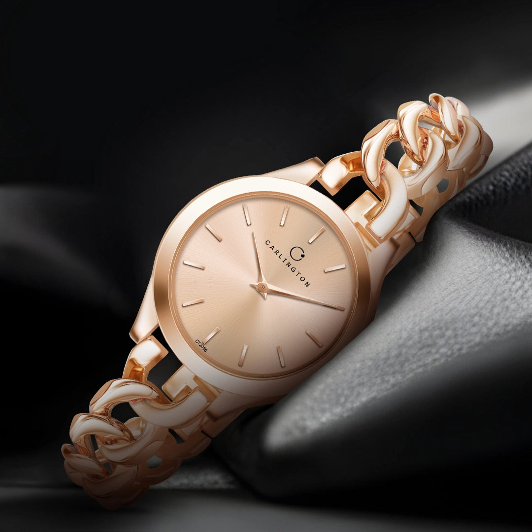Iconic 2036 Rose gold Analog Womens Watch