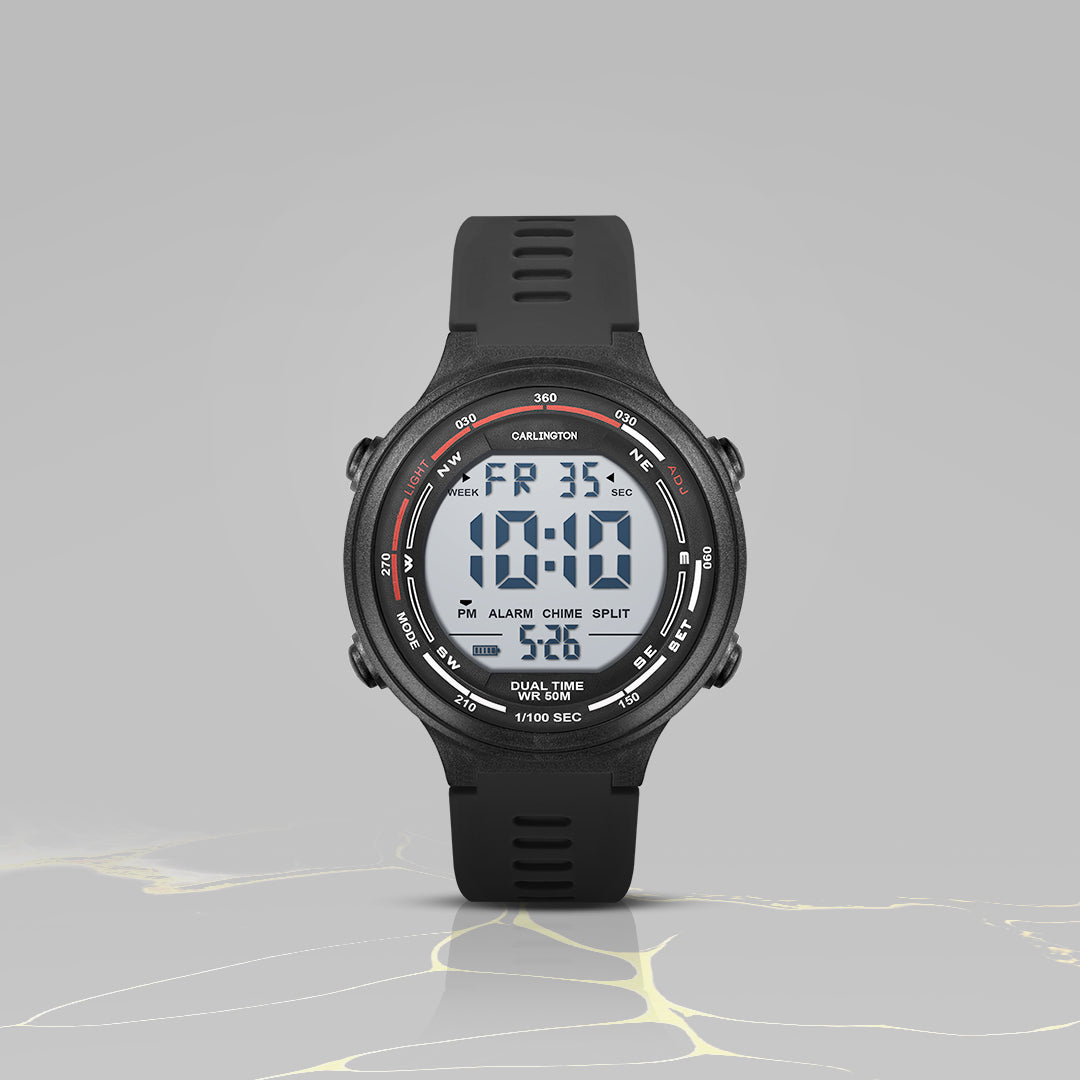 Carlington Endurance Series Digital Sports Watches For Men And Boys - CT_9120 Black