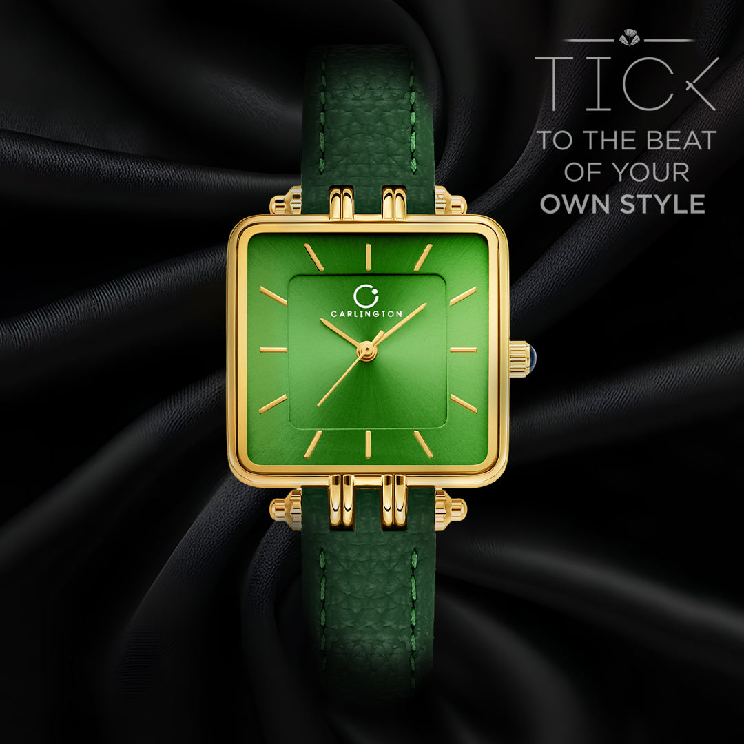 Carlington Aura Series Analog Women Wrist Watches with Premium Leather Belt Strap Fashion Watches for Ladies - CT_209