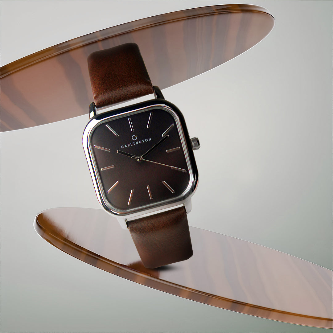 Carlington Aristocrat Series Analog Watches for Men with Premium Leather Strap - CT 1078