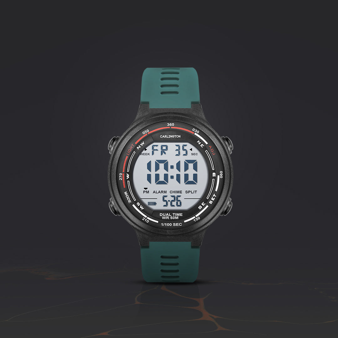 Carlington Endurance Series Digital Sports Watches For Men And Boys - CT_9120 Teal
