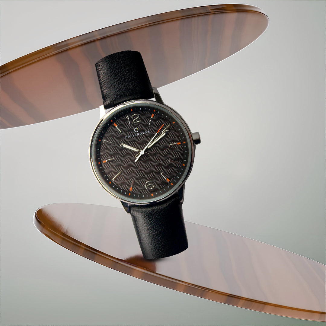 Carlington Aristocrat Series Analog Watches for Men with Premium Leather Strap - CT 1071