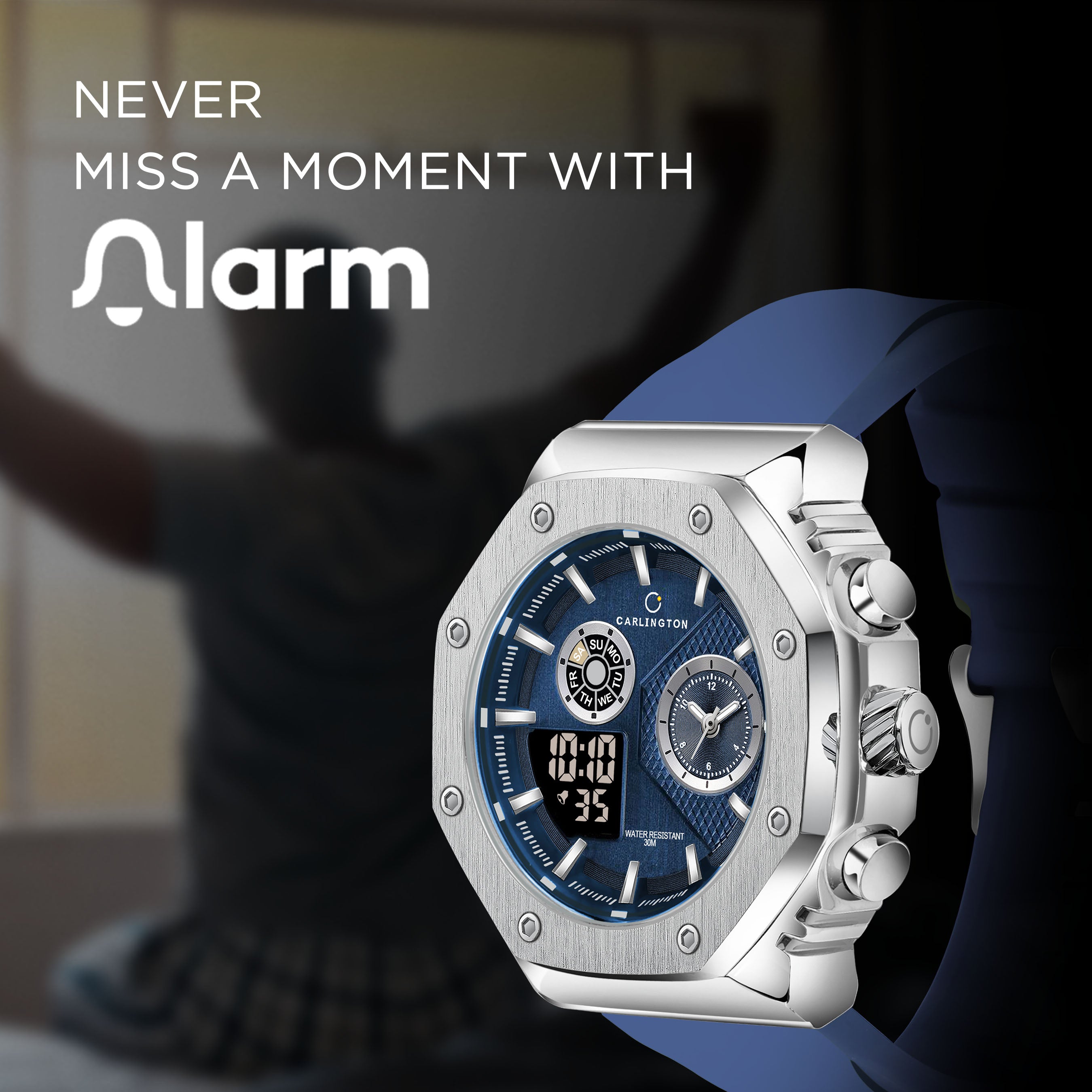 Exclusive 7711 Blue Gents Analog Wrist Watch