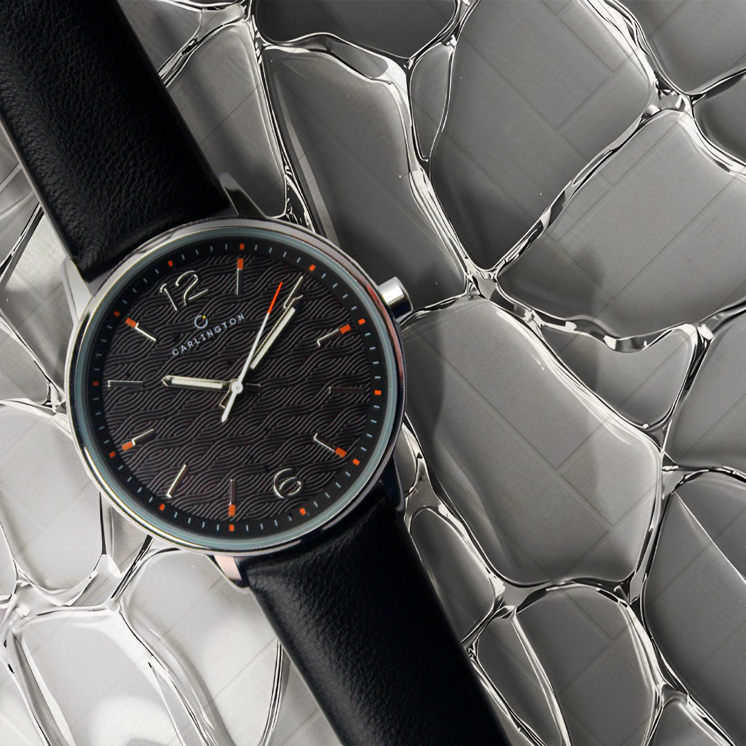 Carlington Aristocrat Series Analog Watches for Men with Premium Leather Strap - CT 1071