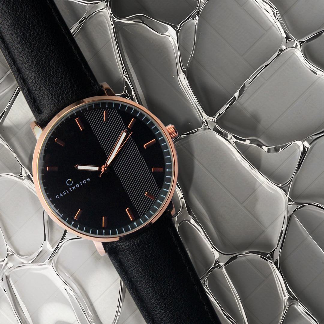 Carlington Aristocrat Series Analog Watches for Men with Premium Leather Strap - CT 1070