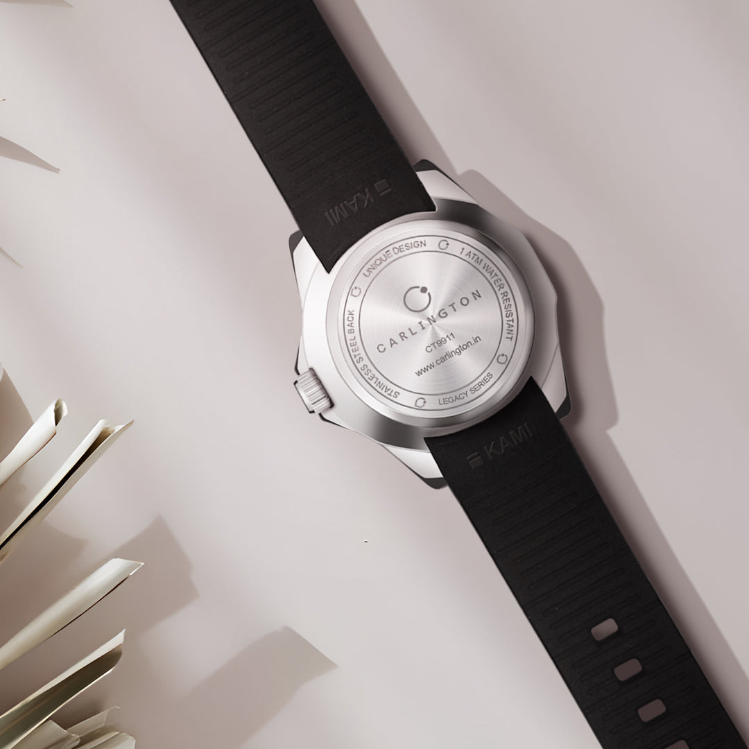 Carlington Legacy Series Analog Wrist Watches & Silicone Strap for Women - CT 9911