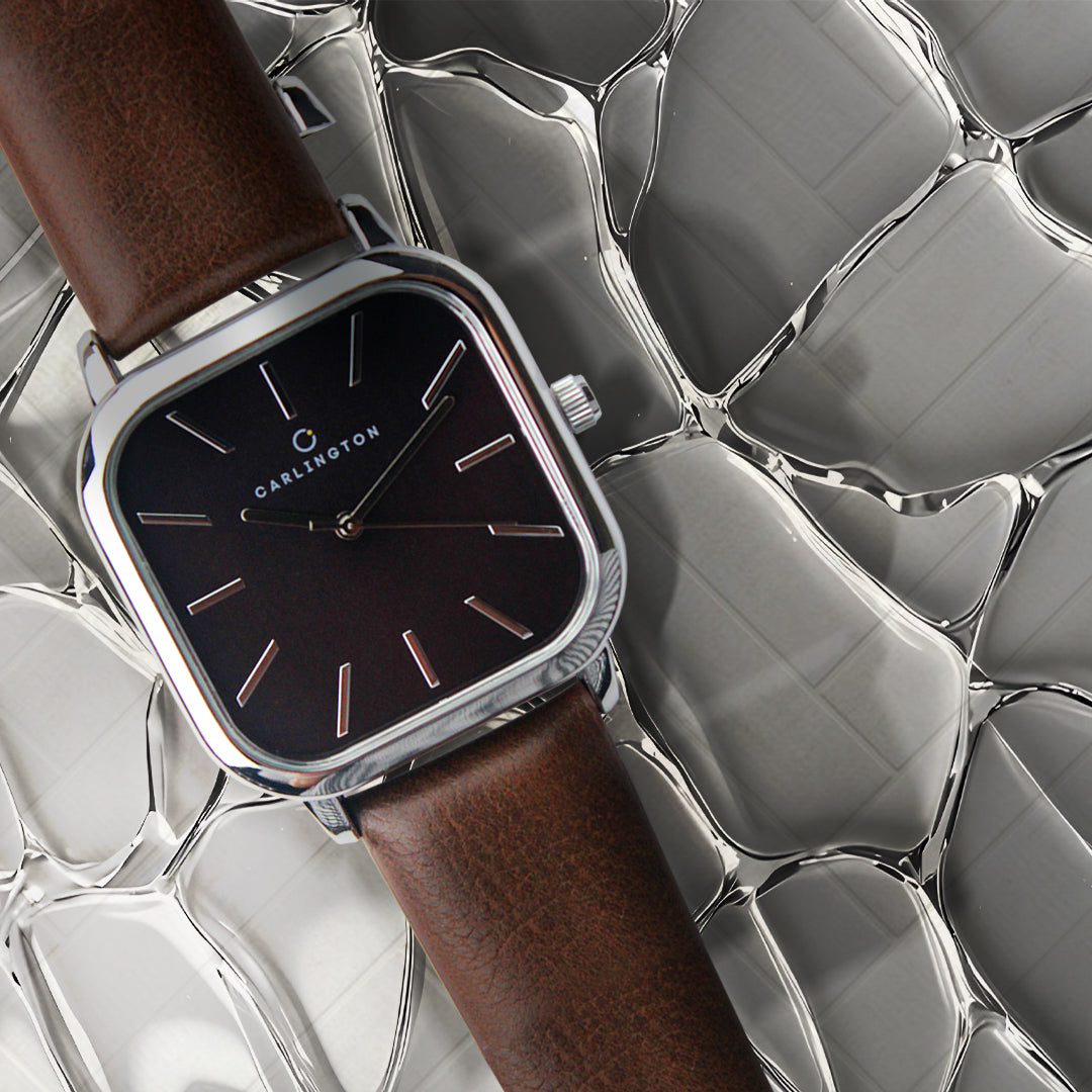 Carlington Aristocrat Series Analog Watches for Men with Premium Leather Strap - CT 1078