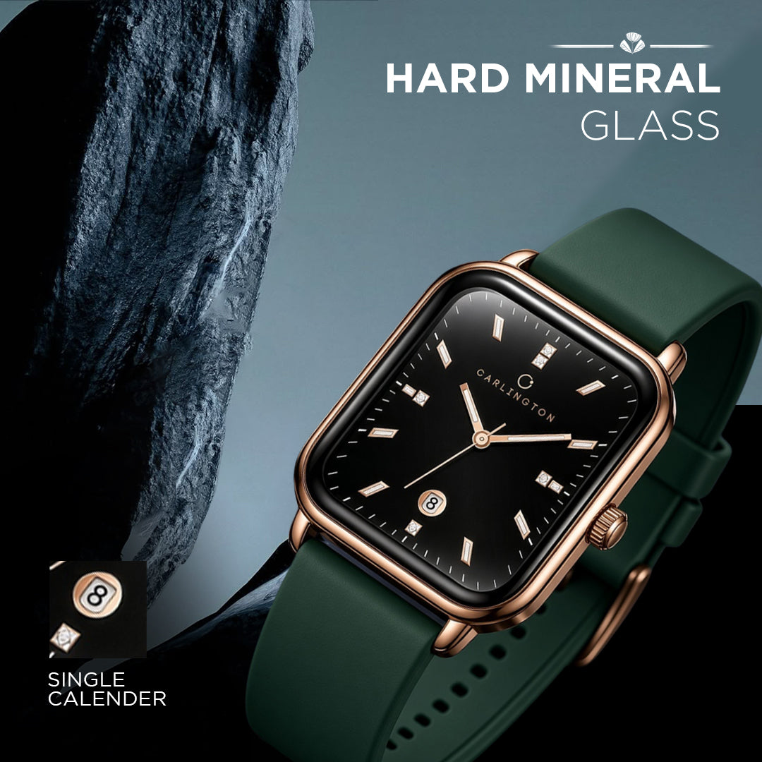 Carlington ASTRO 056 Green – Premium Men's Chronograph-Style Analog Quartz Watch