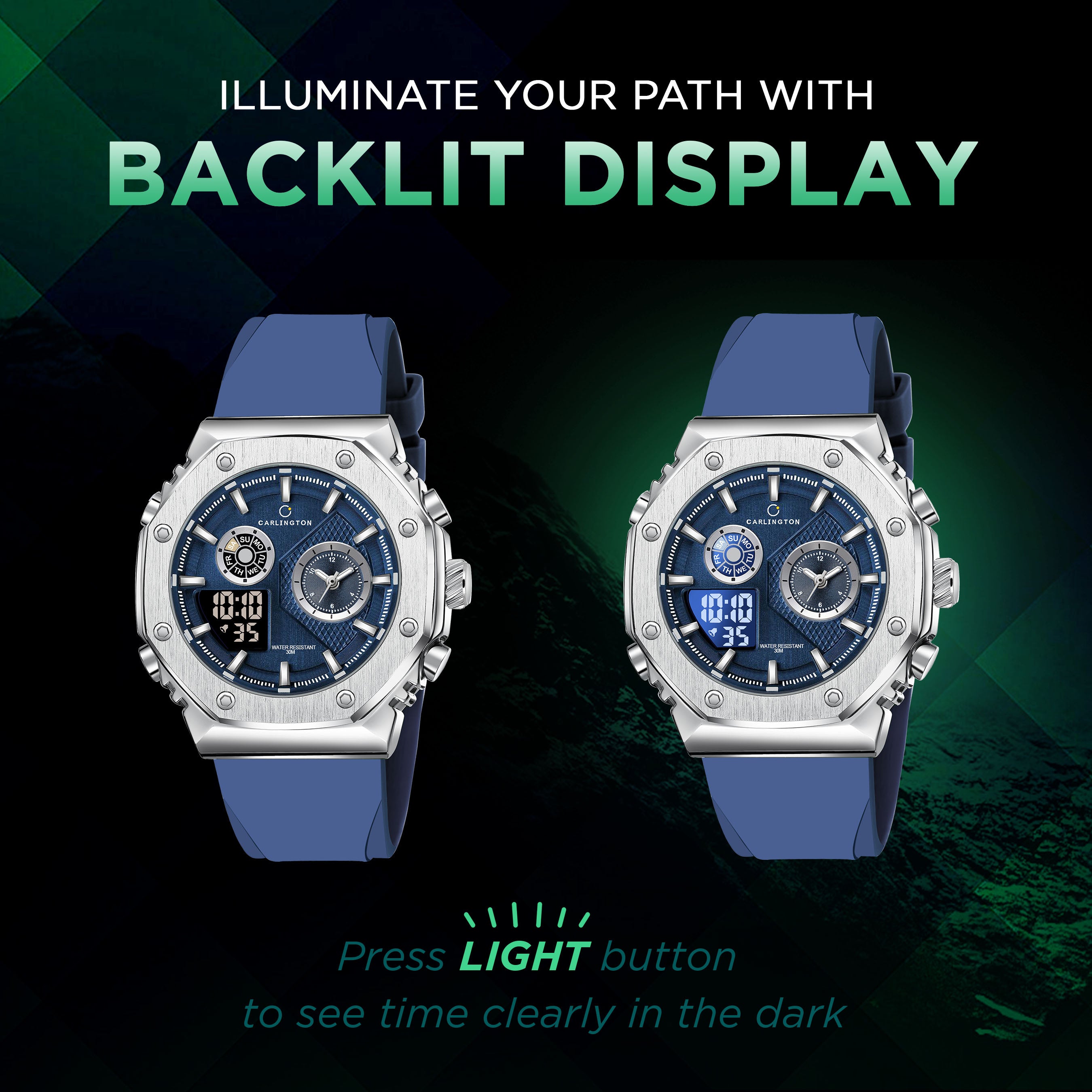 Exclusive 7711 Blue Gents Analog Wrist Watch