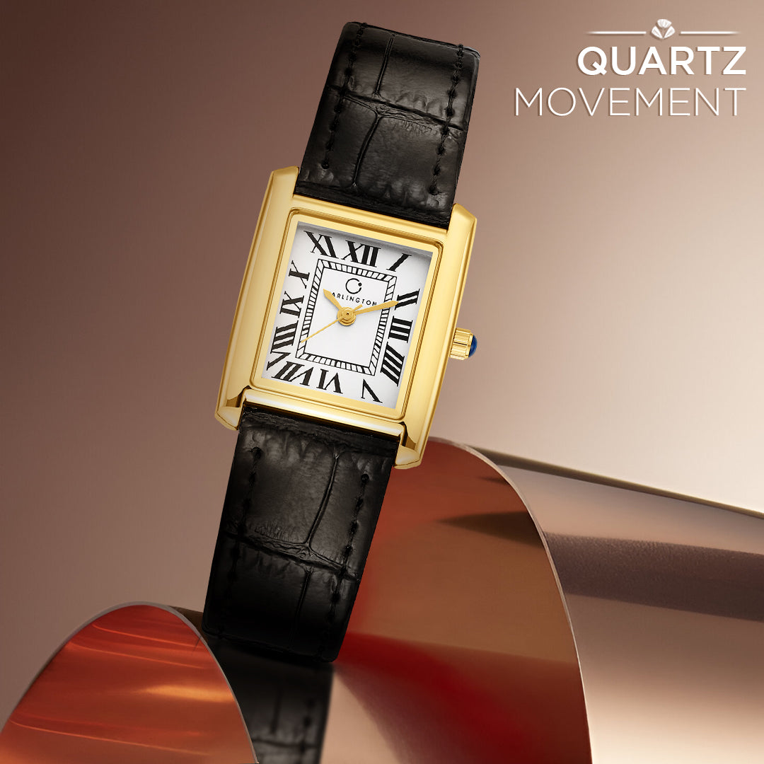 Carlington Aura Series Analog Women Wrist Watches with Premium Leather Belt Strap | Premium Fashion Watches for Ladies | CT - 208