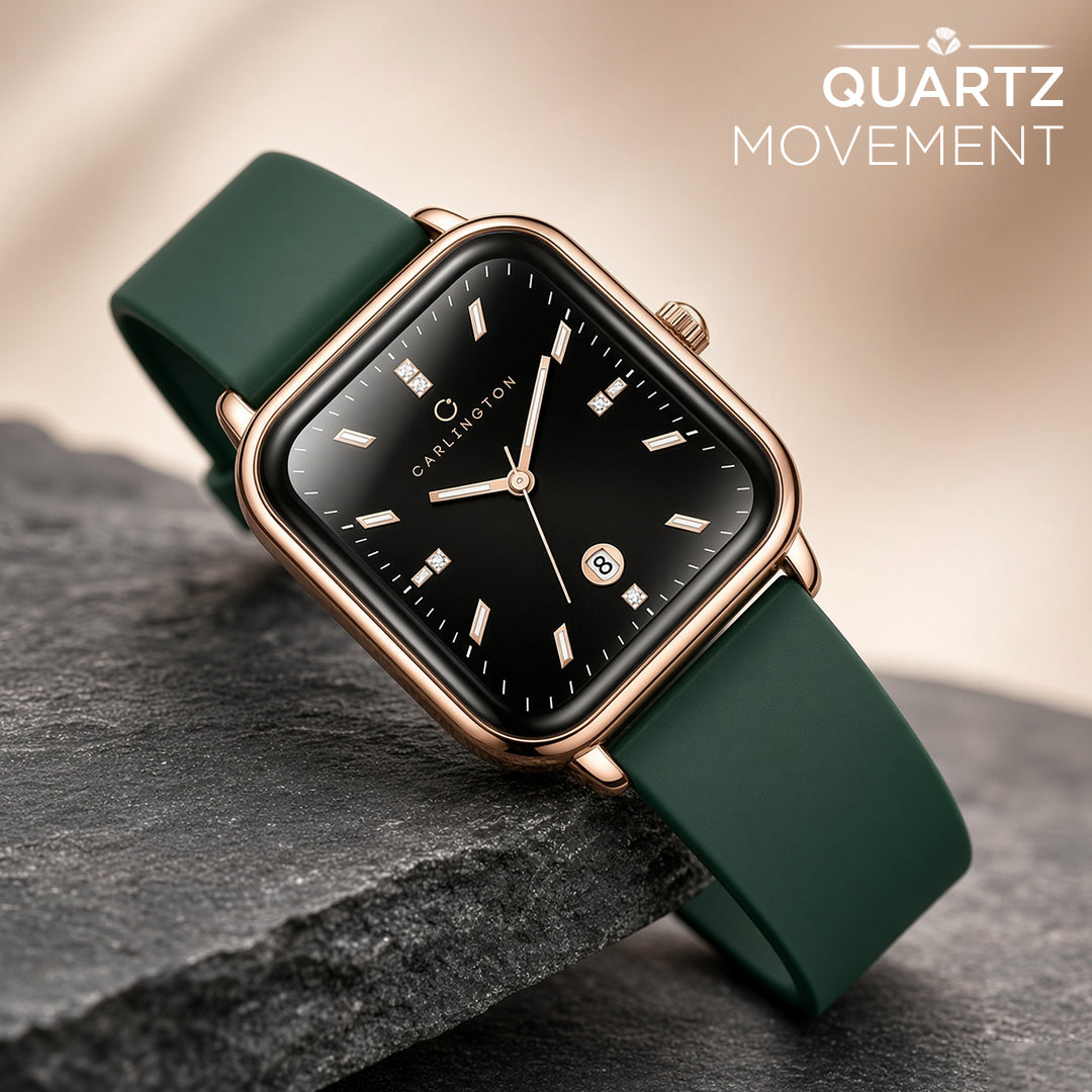 Carlington ASTRO 056 Green – Premium Men's Chronograph-Style Analog Quartz Watch