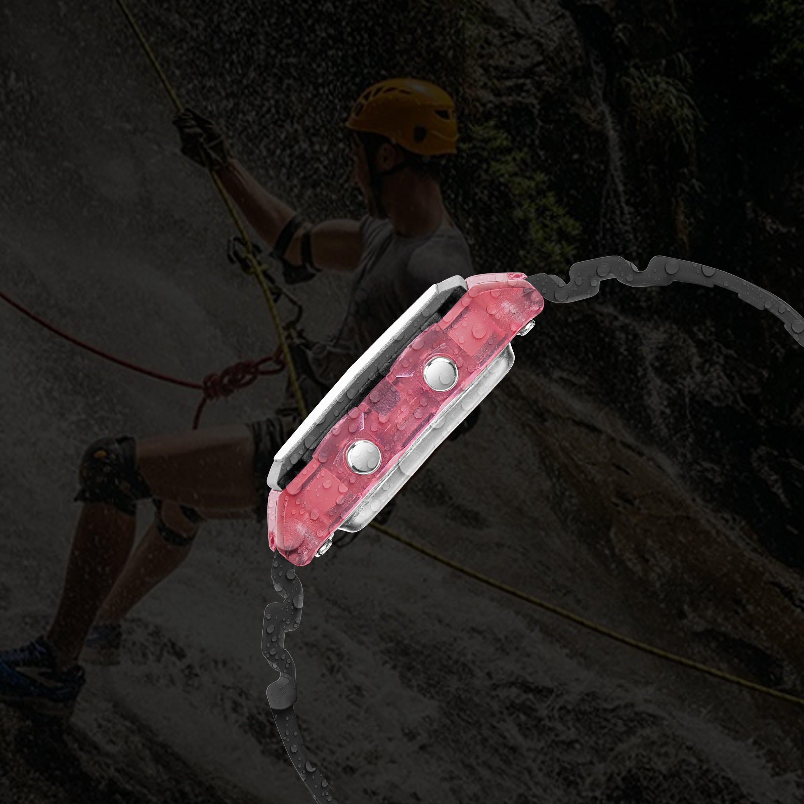 Carlington Endurance Series Digital Sports Watches For Men & Women - CT_9079 Red-Black