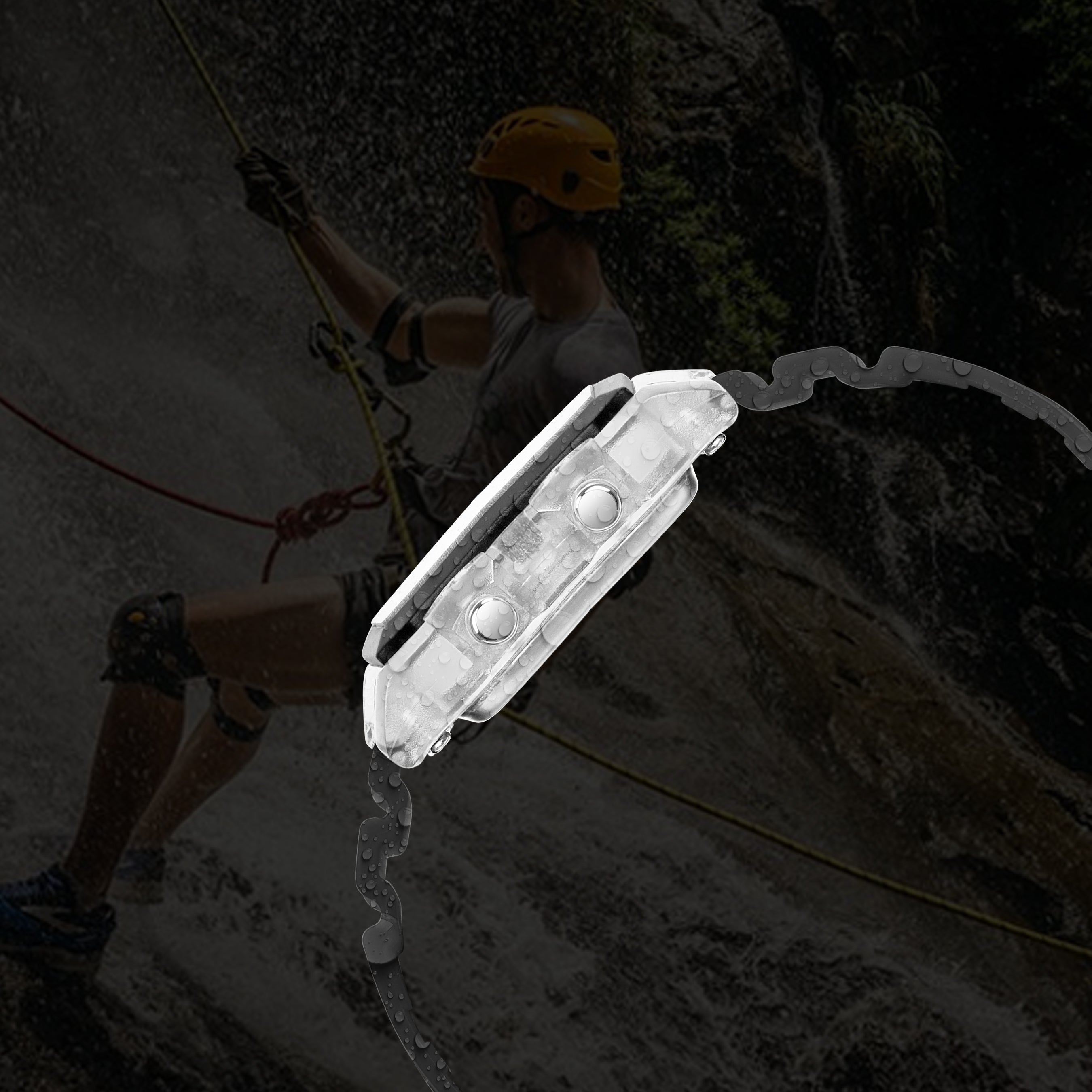 Carlington Endurance Series Digital Sports Watches For Men & Women - CT_9079 White- Black