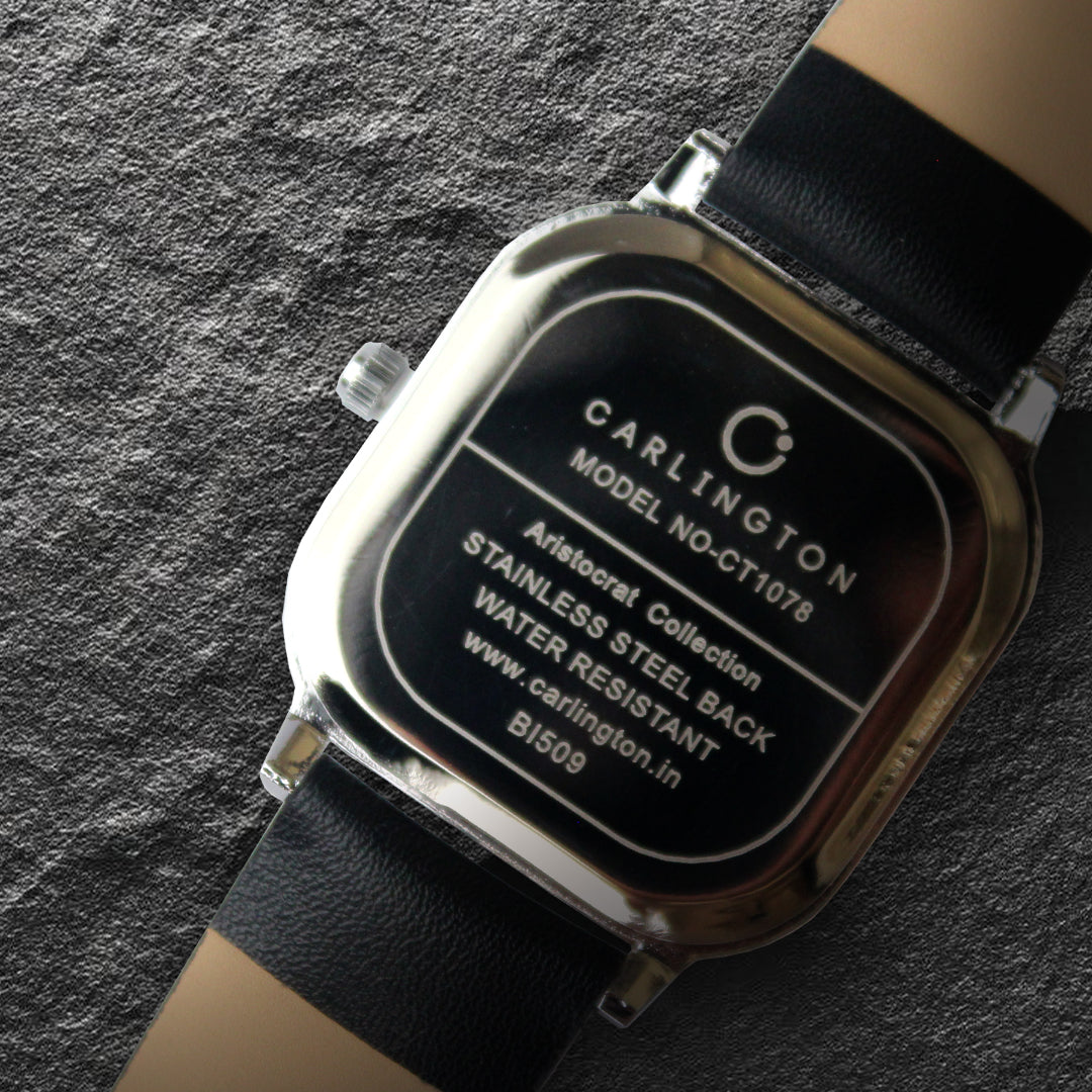 Carlington Aristocrat Series Analog Watches for Men with Premium Leather Strap - CT 1078