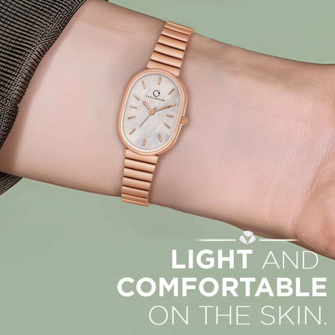 Iconic 2031 Rose white Analog Womens Watch