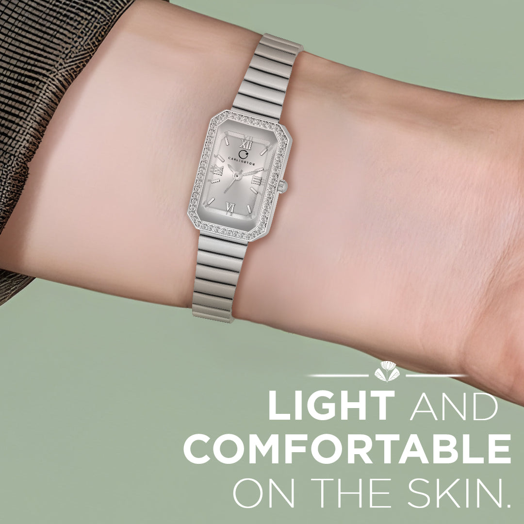 Iconic 2032 Silver Analog Womens Watch