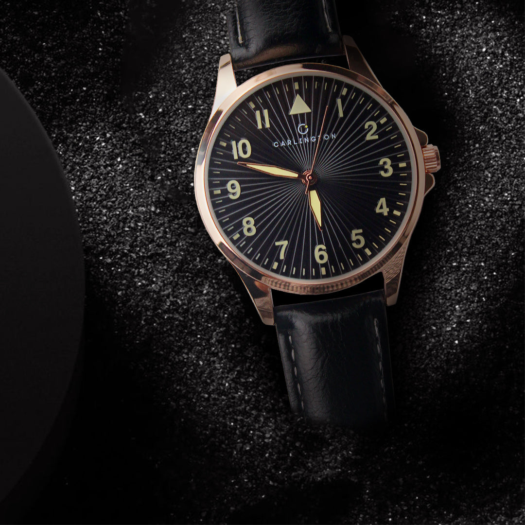 Carlington Aristocrat Series Analog Watches for Men with Premium Leather Strap - CT 1079