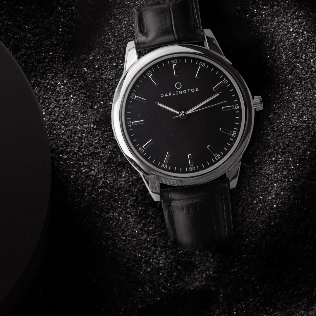 Carlington Aristocrat Series Analog Watches for Men with Premium Leather Strap - CT 1077