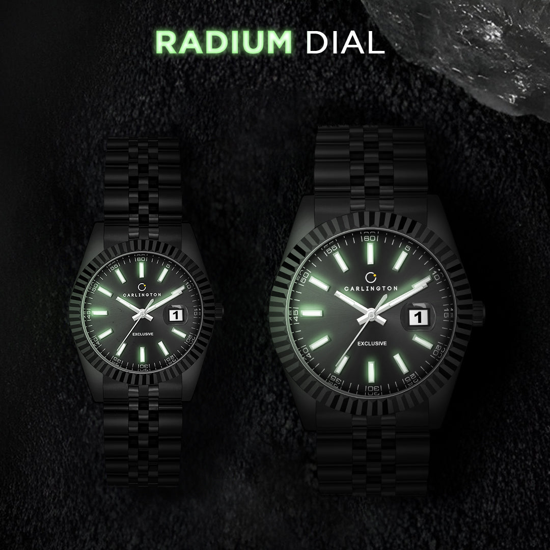 Carlington Exclusive Series 8811 Black Men + 8811 black Women Analog Wrist Watch For couple