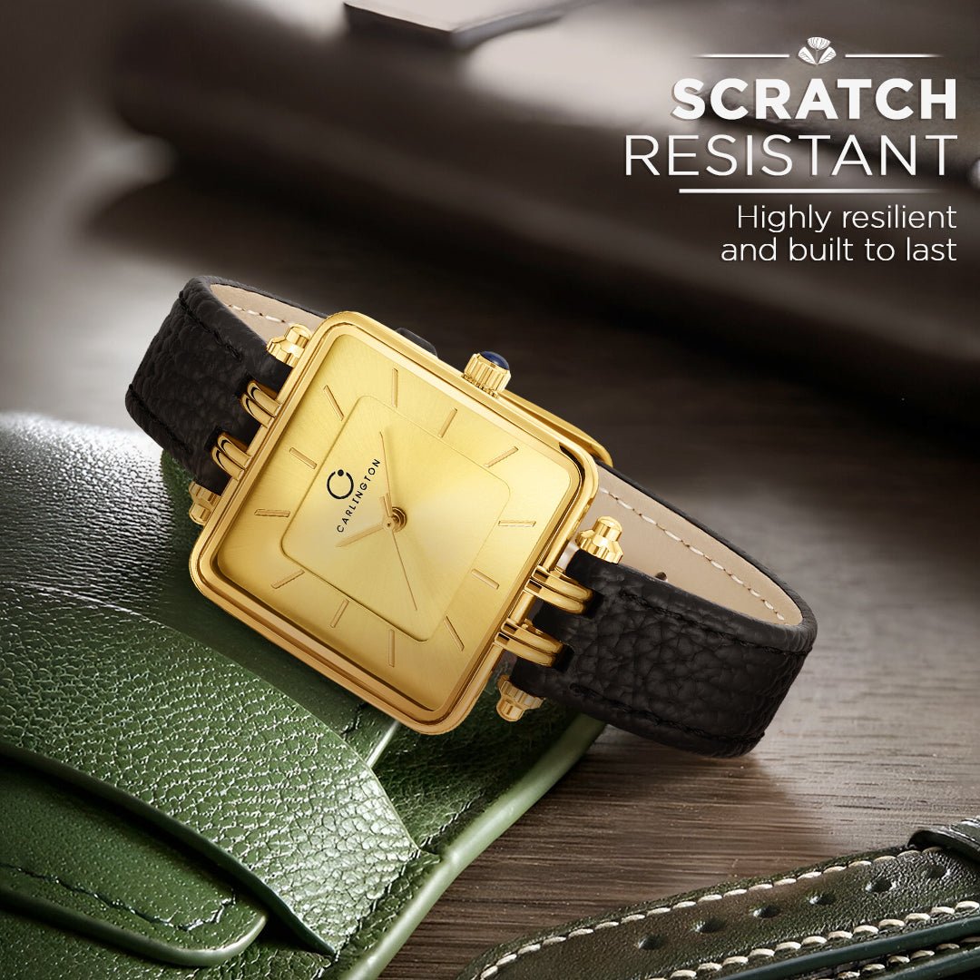 Carlington Aura Series Analog Women Wrist Watches with Premium Leather Belt Strap Fashion Watches for Ladies - CT_209