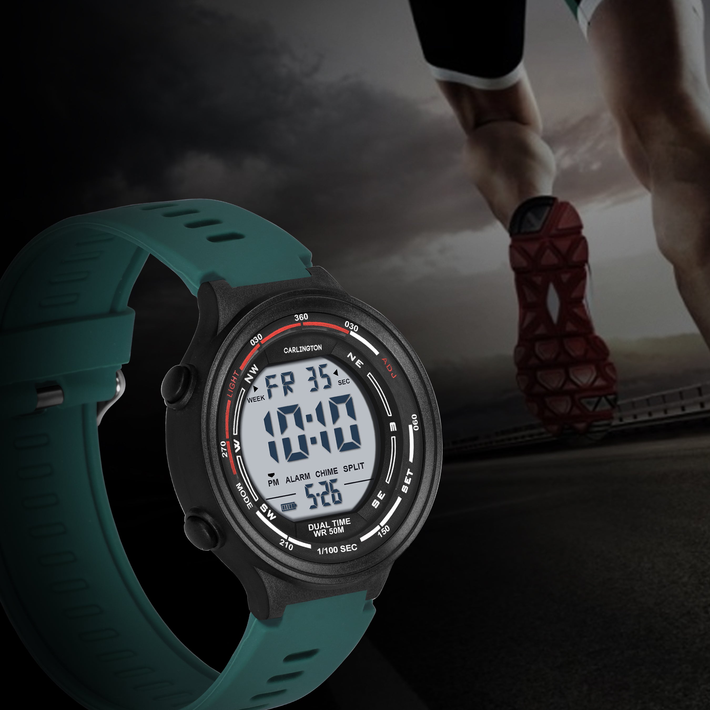 Carlington Endurance Series Digital Sports Watches For Men And Boys - CT_9120 Teal
