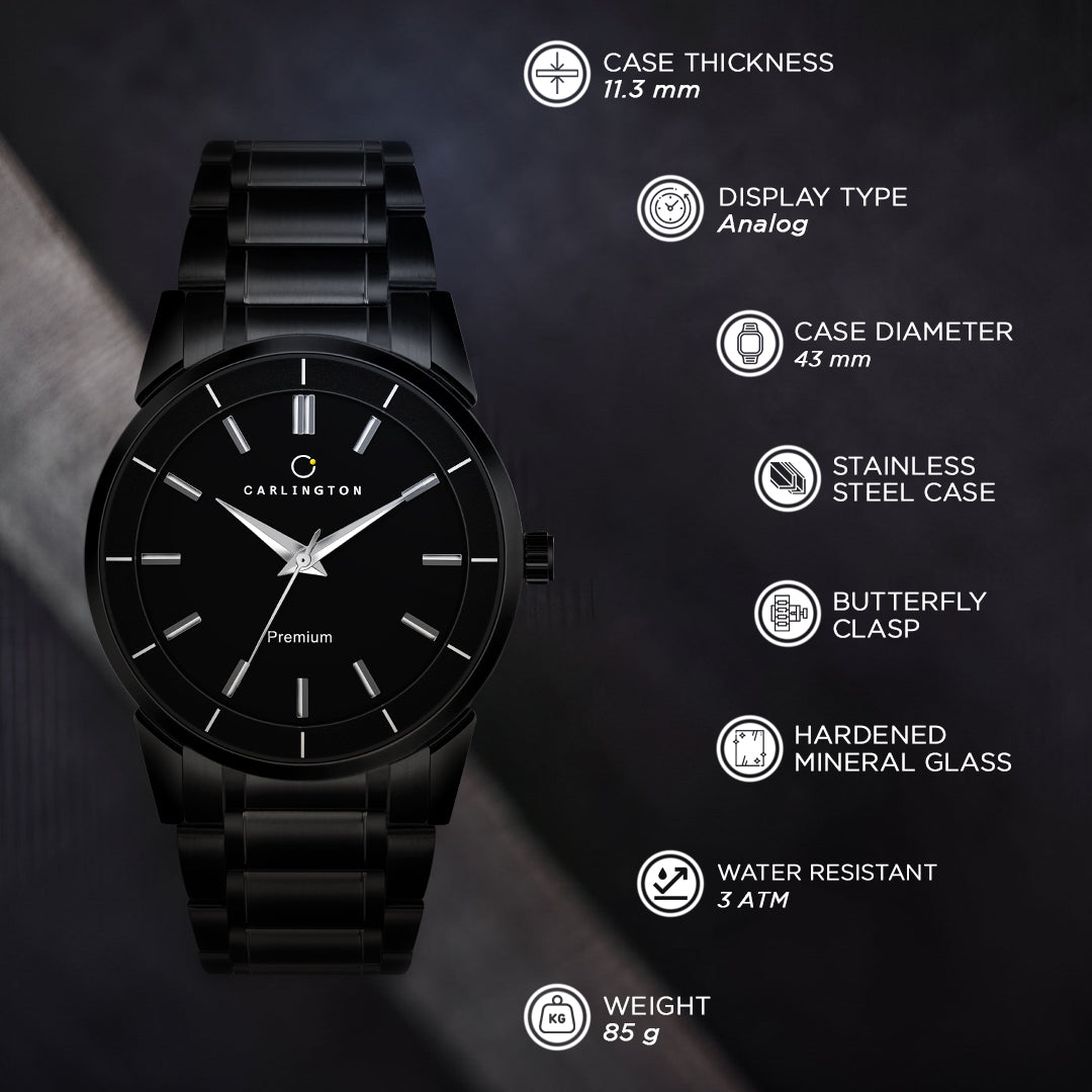 Carlington Men Stainless Steel Watch-CT6040