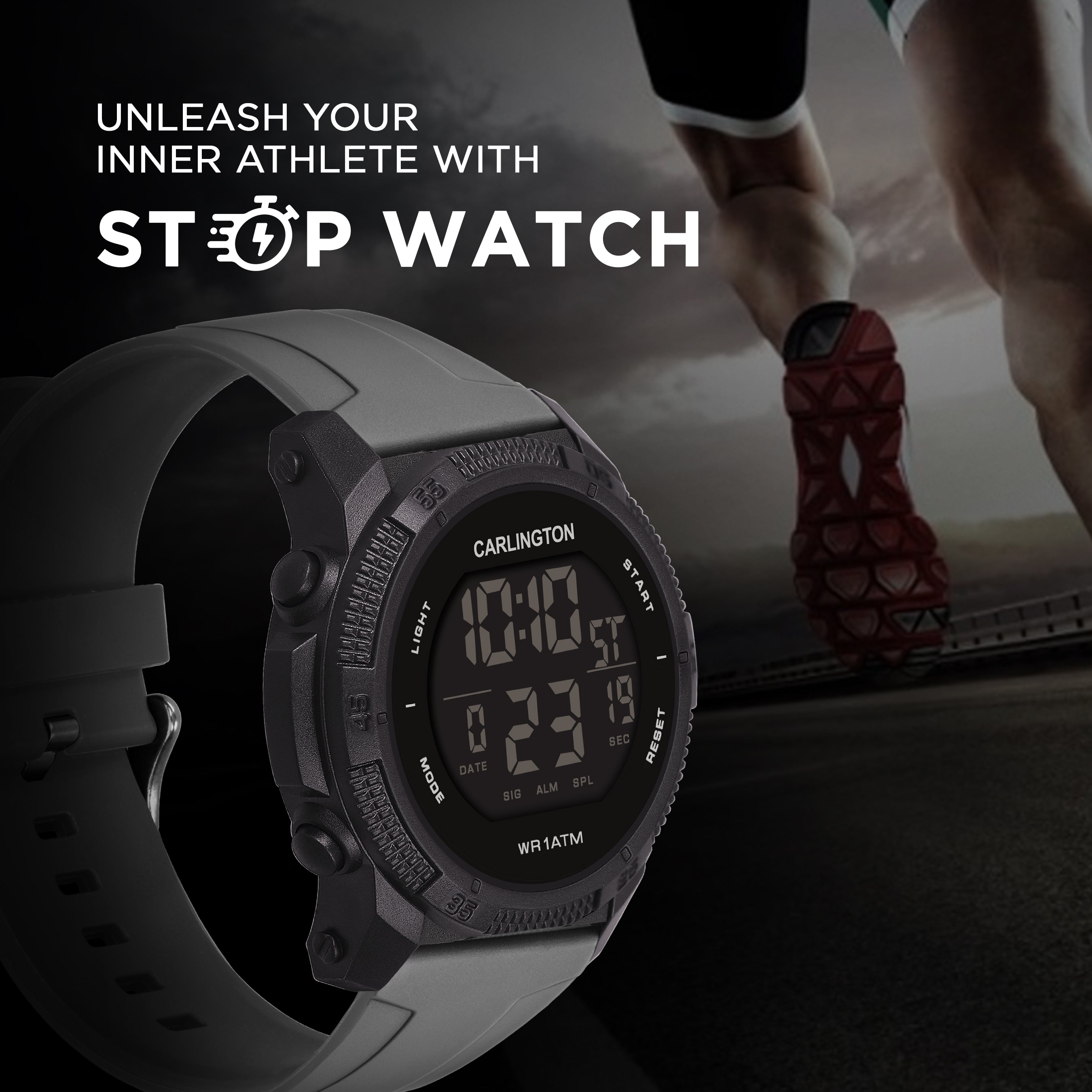 Carlington Digital Sports Watch - 9133