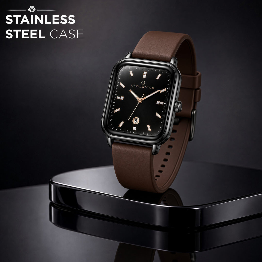 Carlington ASTRO 056 Brown – Premium Men's Chronograph-Style Analog Quartz Watch
