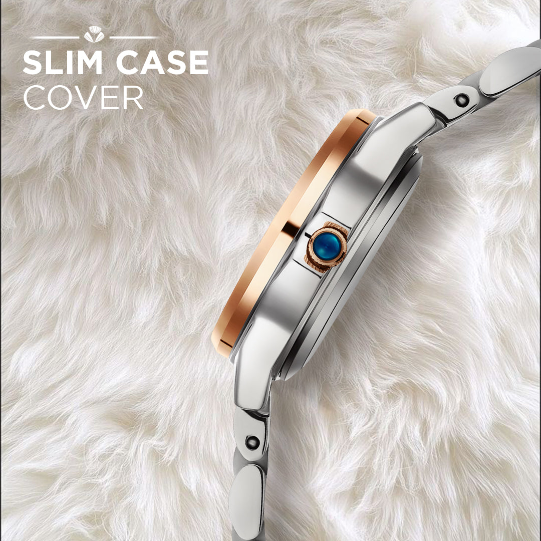 Carlington Diva Series Analog Women Wrist Watches with Stainless Steel Chain Strap | Premium Fashion Watches for Ladies | CT - 104