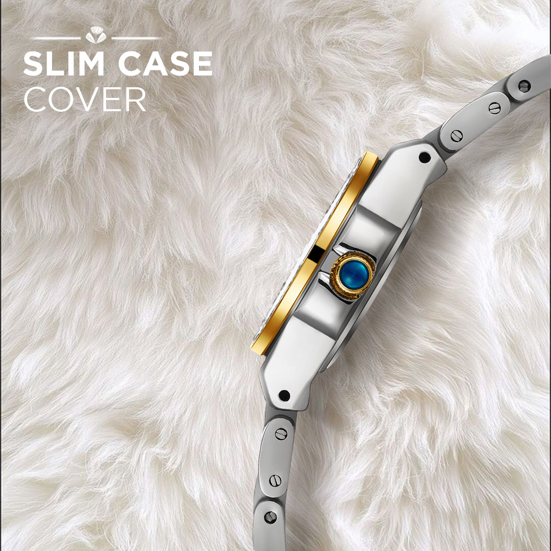 Carlington Diva Series Analog Women Wrist Watches with Stainless Steel Chain Strap | Premium Fashion Watches for Ladies | CT - 116