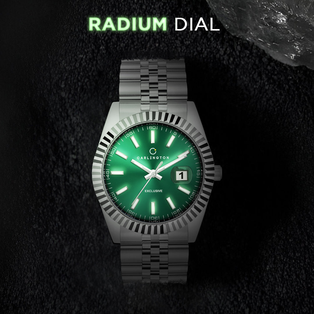 Exclusive 8811 Steel Green Gents Analog Watch