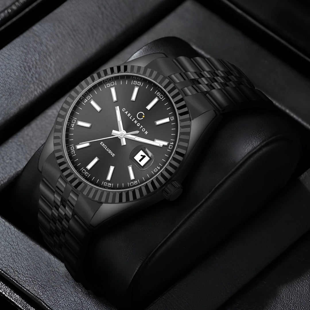 Exclusive 8811 Black Gents Analog Watch