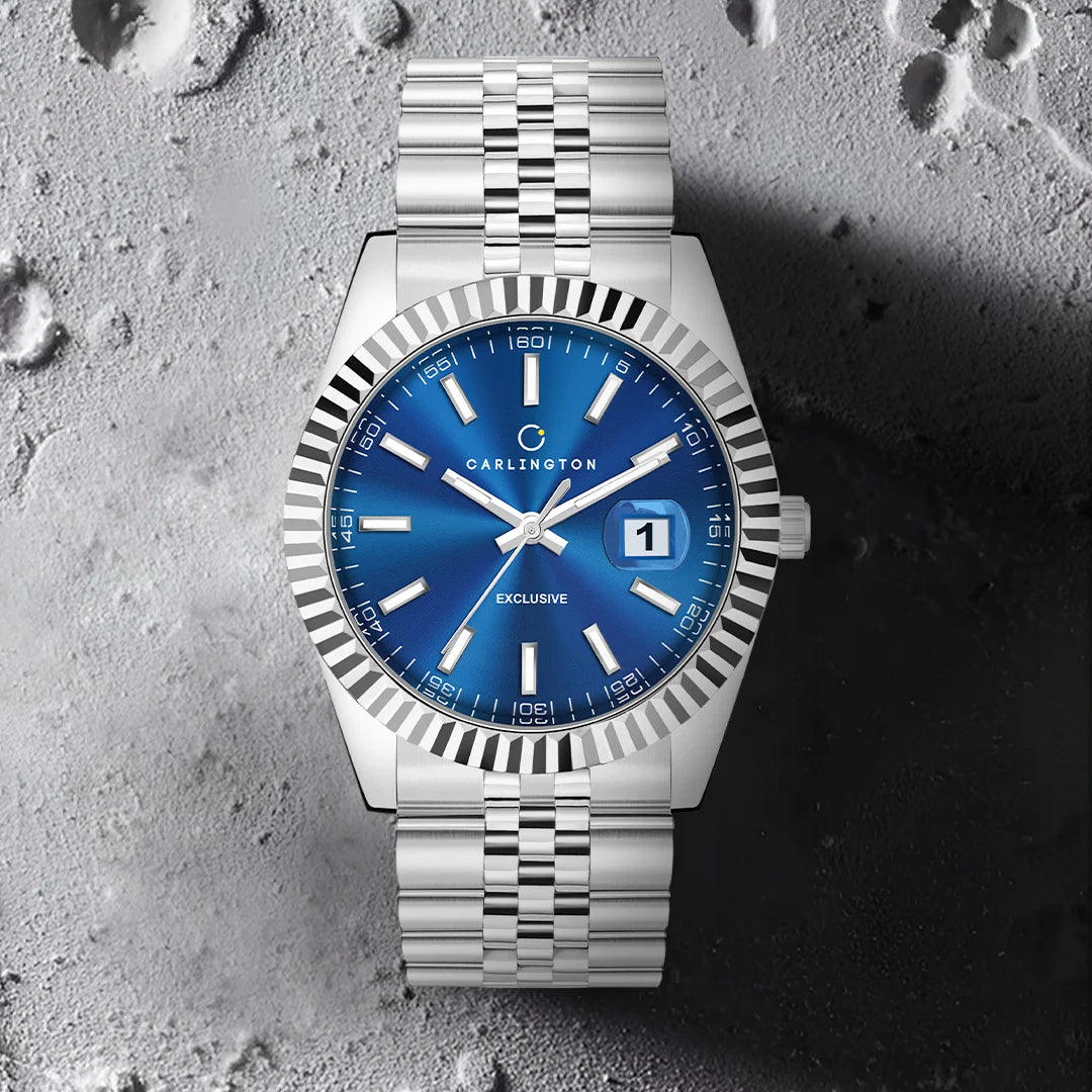 Exclusive 8811 Steel Blue Gents Analog Watch