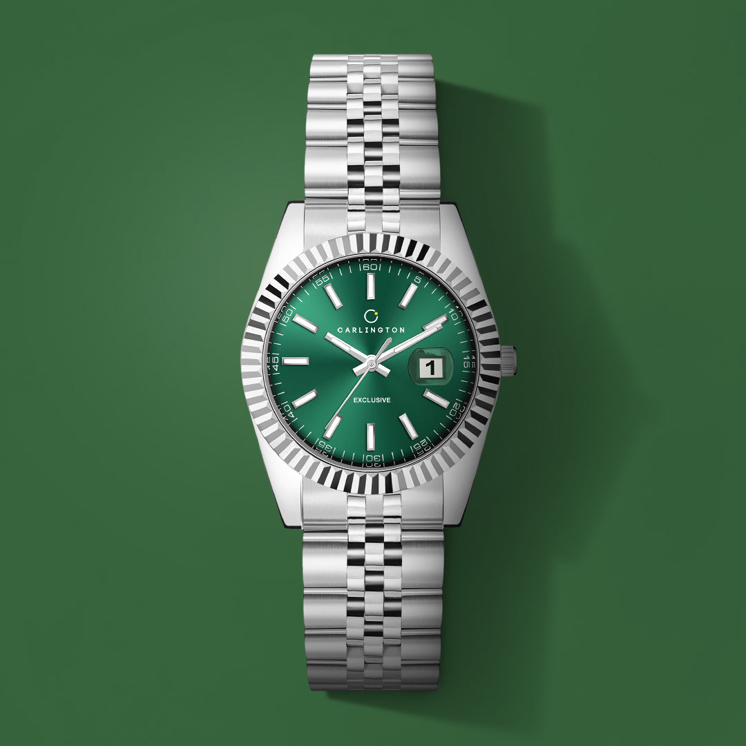Exclusive 8811 Steel Green Ladies Analog Watch