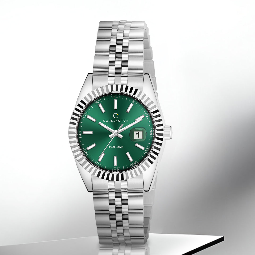 Exclusive 8811 Steel Green Ladies Analog Watch