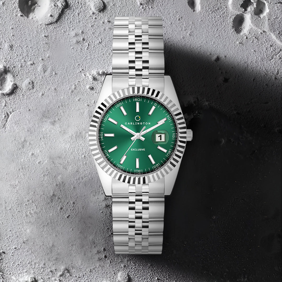 Exclusive 8811 Steel Green Ladies Analog Watch