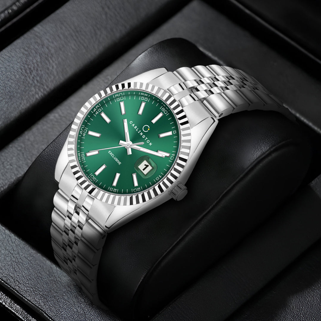 Exclusive 8811 Steel Green Ladies Analog Watch