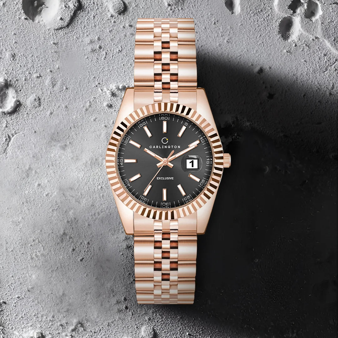 Exclusive 8811 Rose Black Ladies Analog Watch