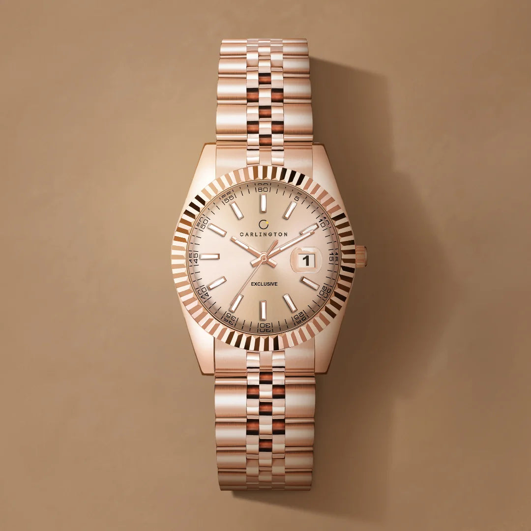 Exclusive 8811 Rose Gold Ladies Analog Watch