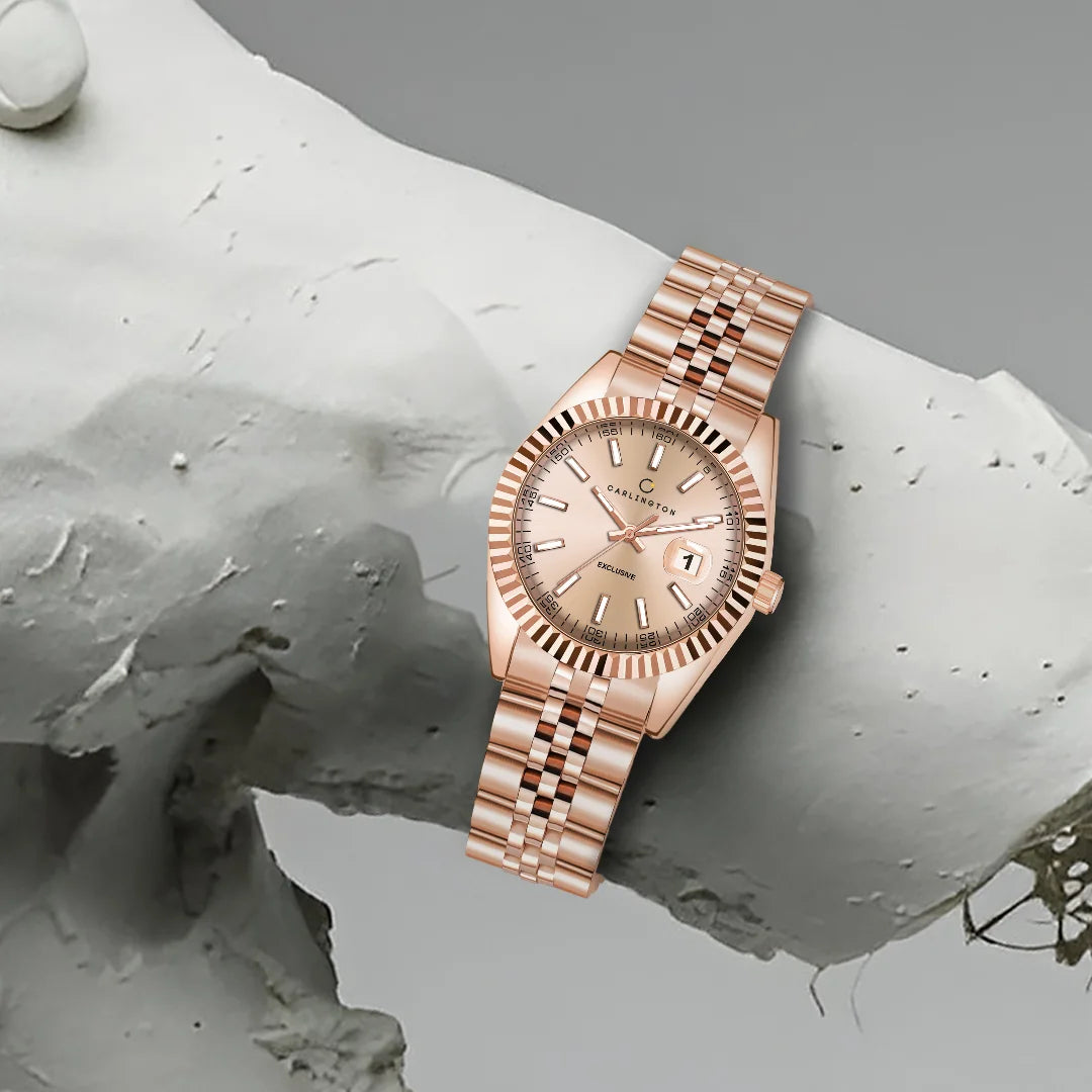 Exclusive 8811 Rose Gold Ladies Analog Watch
