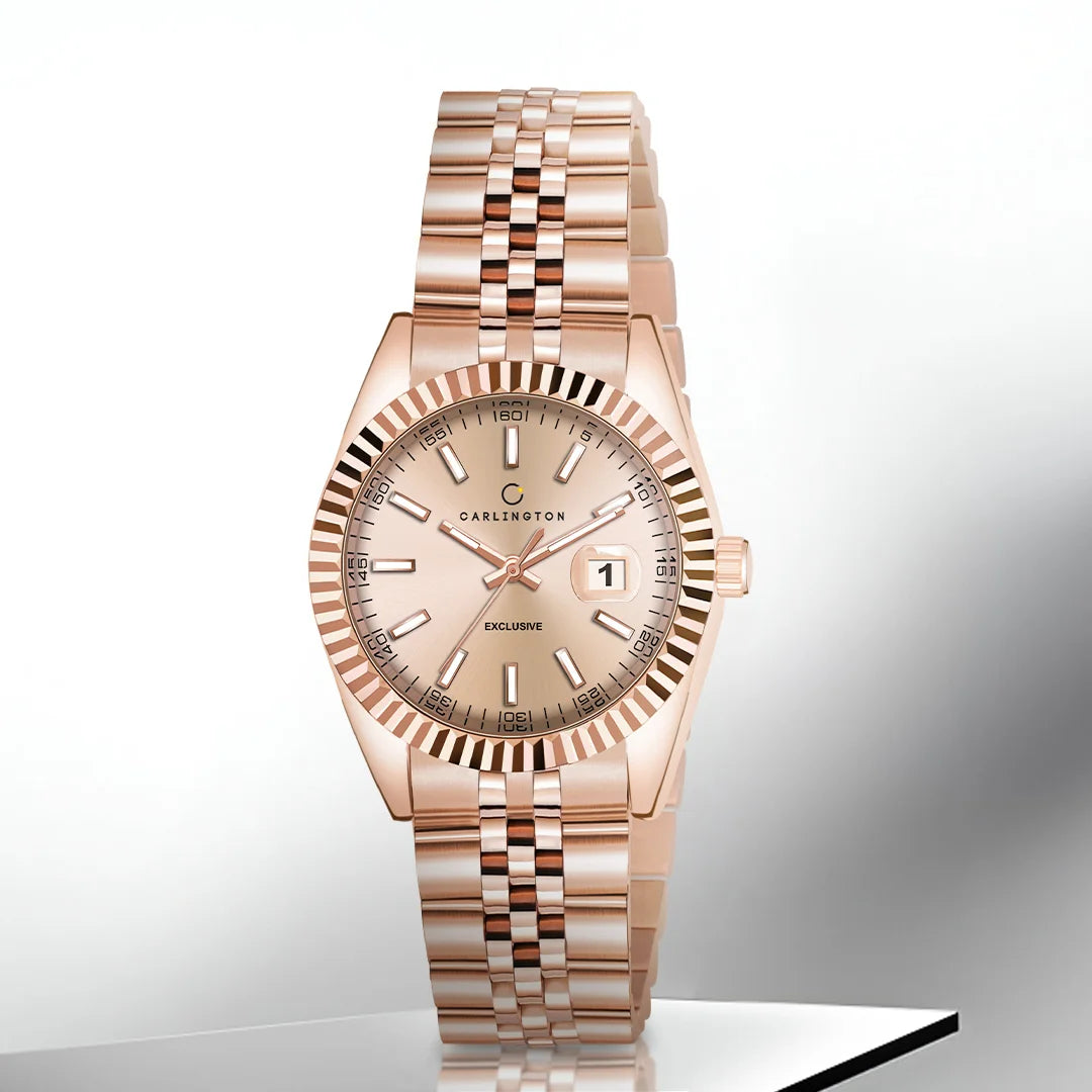 Exclusive 8811 Rose Gold Ladies Analog Watch