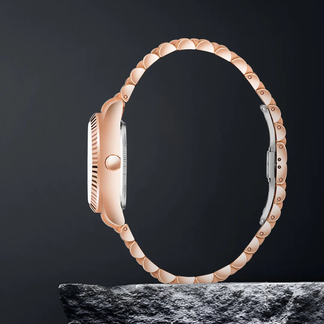 Exclusive 8811 Rose Gold Ladies Analog Watch