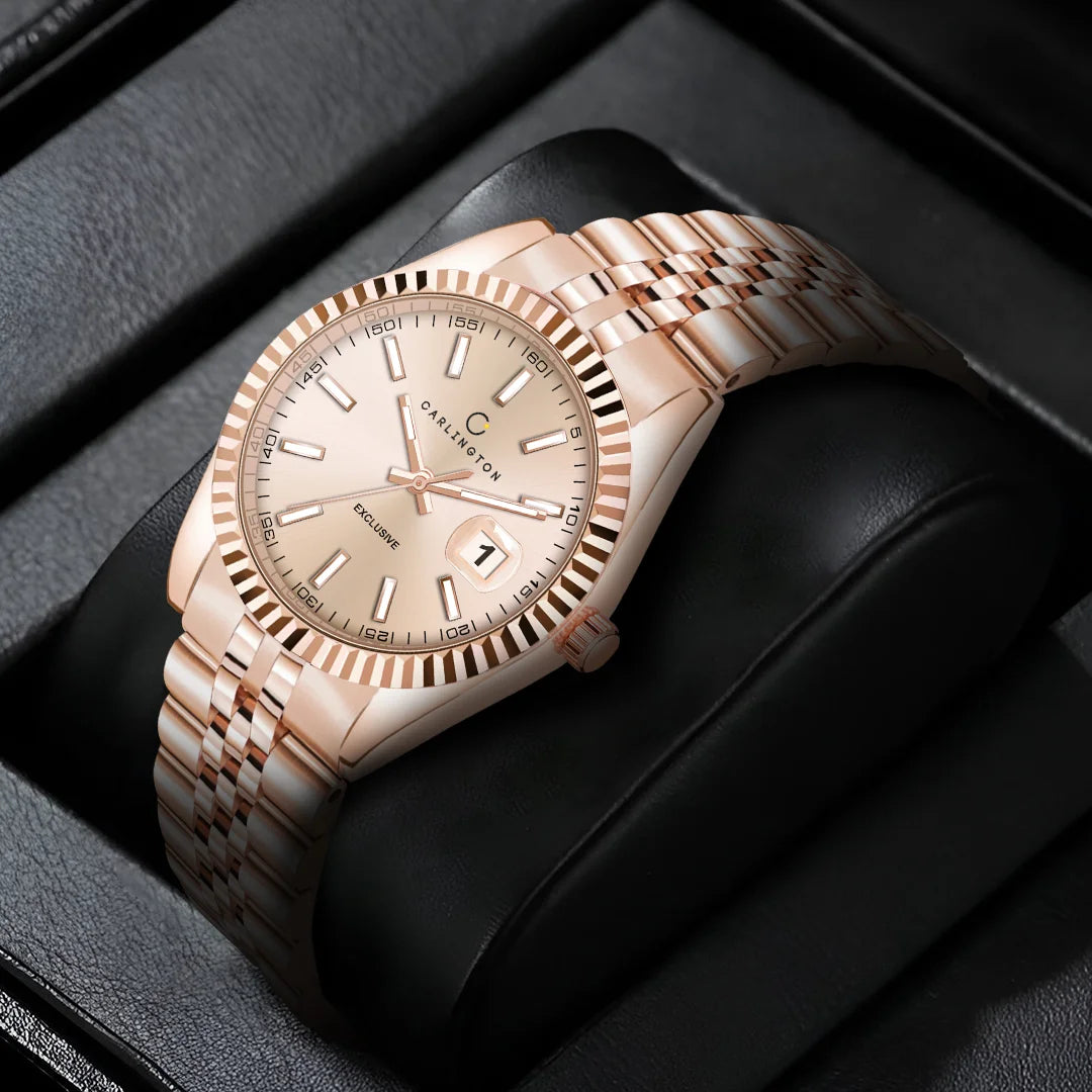 Exclusive 8811 Rose Gold Ladies Analog Watch