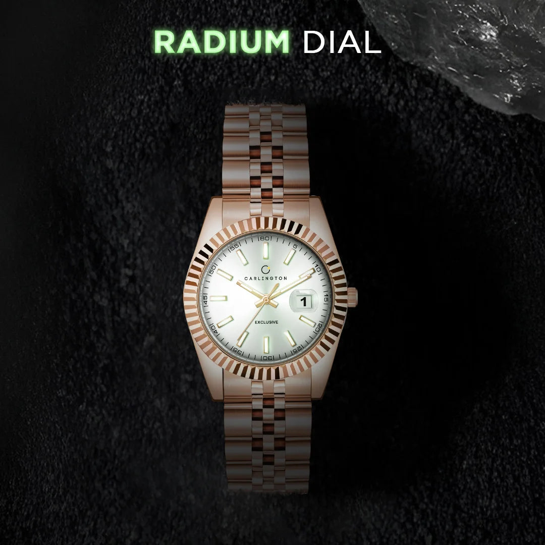 Exclusive 8811 Rose White Ladies Analog Watch