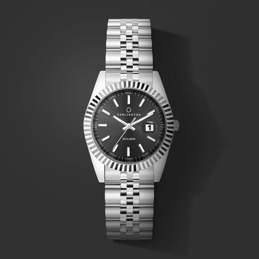 Exclusive 8811 Steel Black Ladies Analog Watch