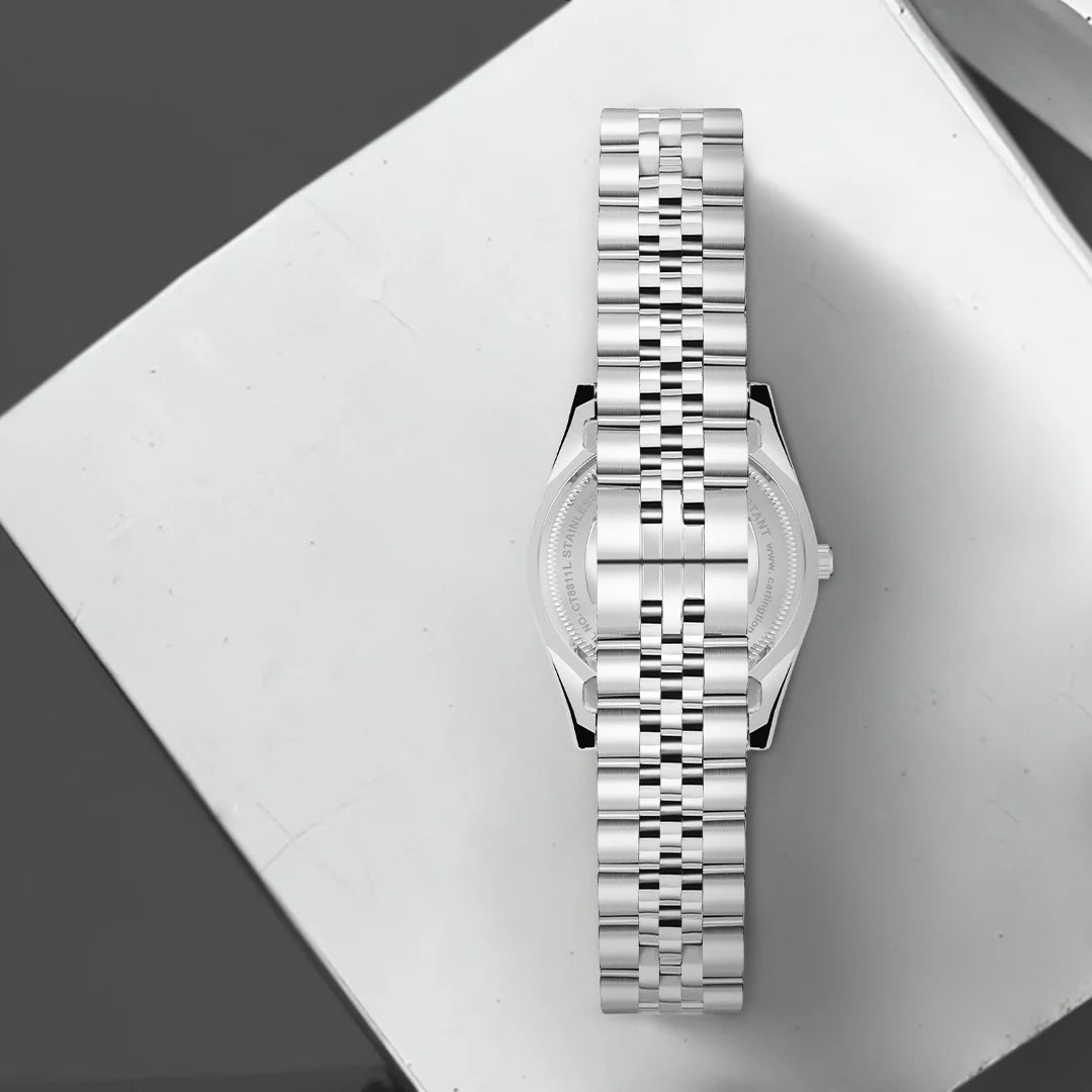 Exclusive 8811 Steel Black Ladies Analog Watch