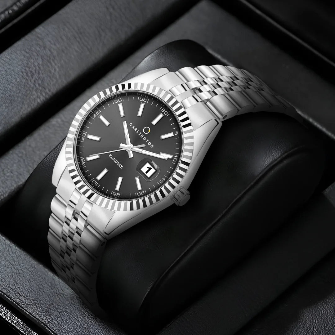 Exclusive 8811 Steel Black Ladies Analog Watch